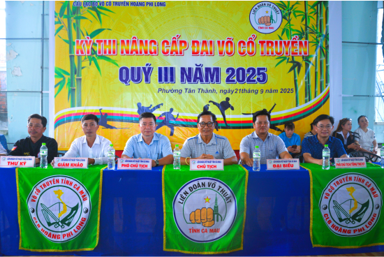 Kỳ thi nâng cấp đai võ Cổ truyền và Kerate quí III năm 2025